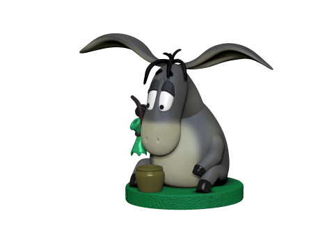 Eeyore for 3D printing STL 3 options Model Cetak 3D