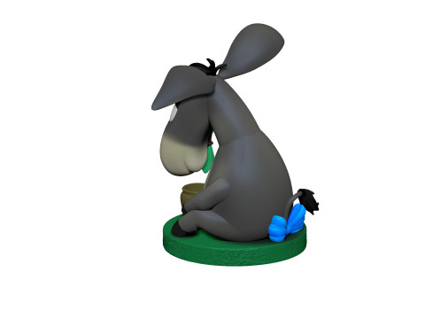 Eeyore for 3D printing STL 3 options Model Cetak 3D