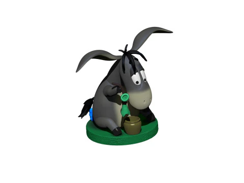 Eeyore for 3D printing STL 3 options 3D Print Model