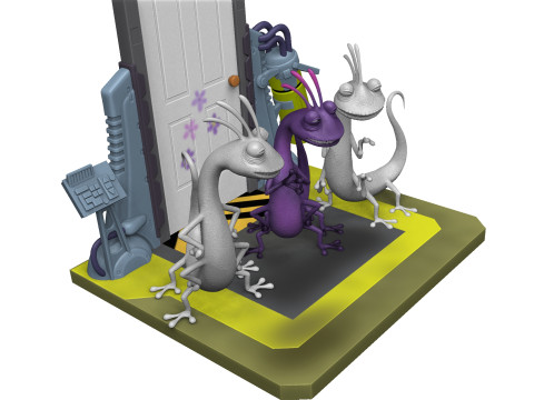 Randall Boggs for 3D printing 3 OPTIONS stl Modello di stampa 3D