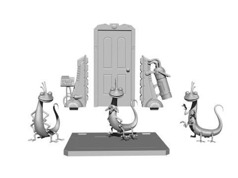 Randall Boggs for 3D printing 3 OPTIONS stl Modello di stampa 3D