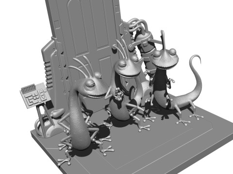 Randall Boggs for 3D printing 3 OPTIONS stl Modello di stampa 3D