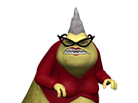Roz para impressão 3D STL monstros INC Modelo de Impressão 3D