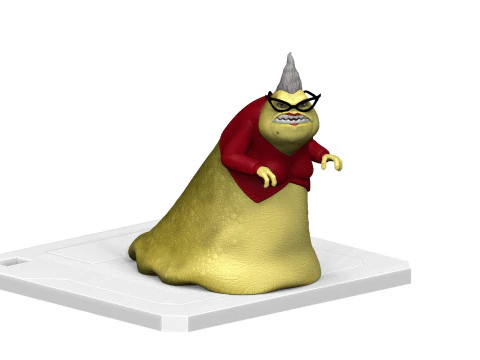 Roz for 3d print STL monsters INC 3D Print Model