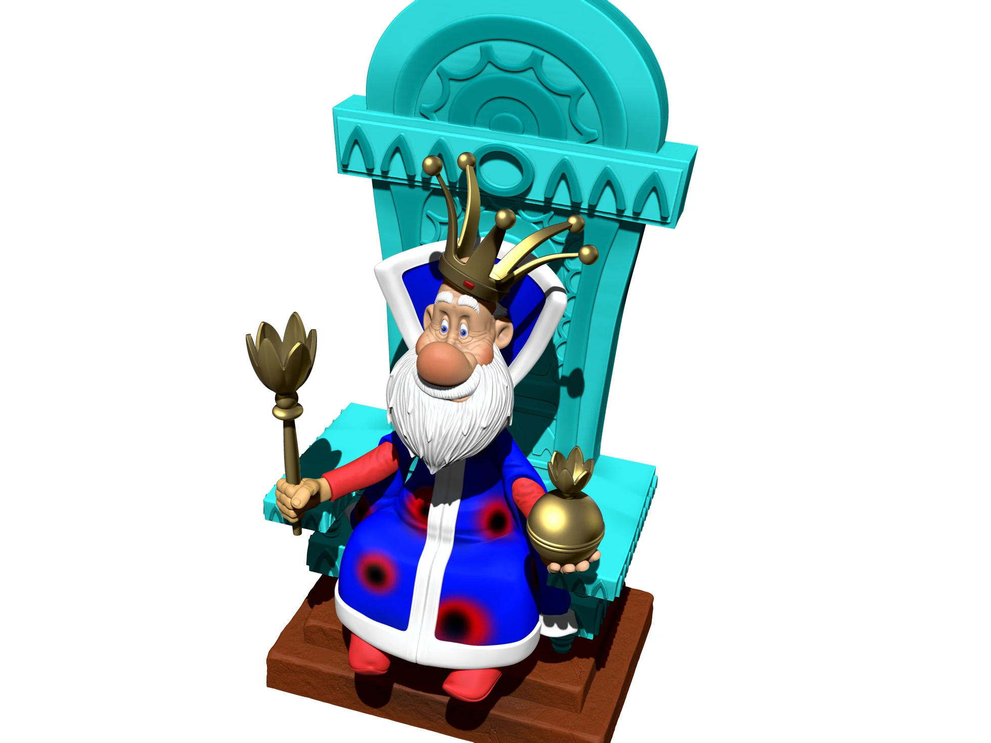 Tzar STL 3D Print Model .c4d .max .obj .3ds .fbx .stl .blend 