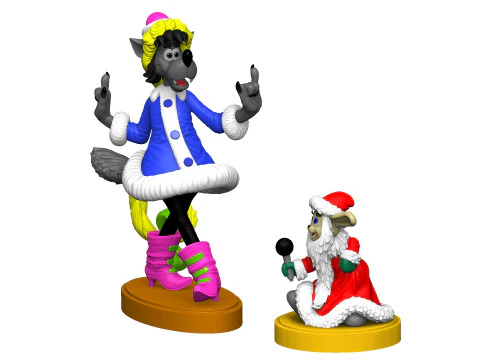 Nu Ded Moroz pogodi STL 3D Print Model