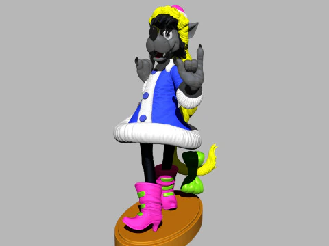 Nu Ded Moroz pogodi STL 3D Print Model