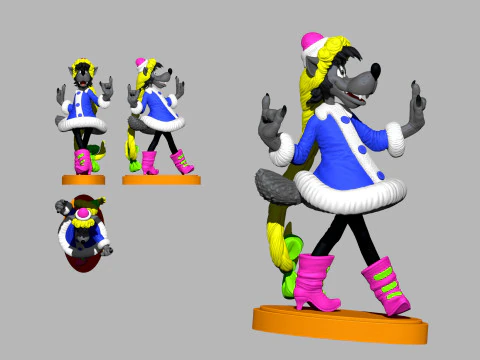 Nu Ded Moroz pogodi STL 3D Print Model