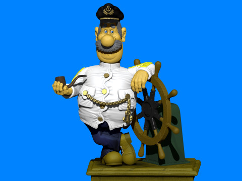 Capitano Vrungel per la stampa 3D Modello di stampa 3D