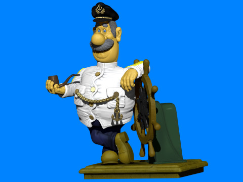 Kapten Vrungel untuk cetakan 3D Model Cetak 3D