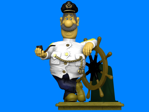 Kapten Vrungel untuk cetakan 3D Model Cetak 3D