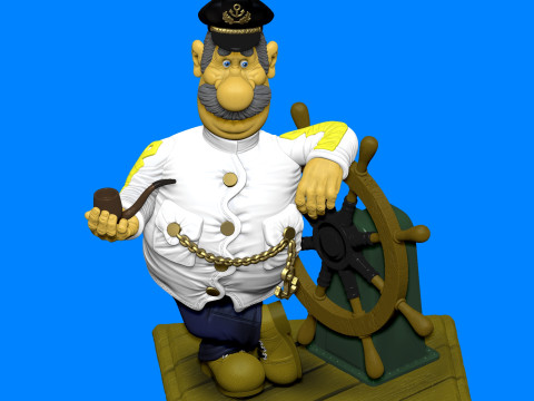 Kapten Vrungel untuk cetakan 3D Model Cetak 3D