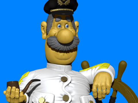 Kapten Vrungel untuk cetakan 3D Model Cetak 3D