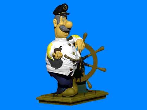 Kapten Vrungel untuk cetakan 3D Model Cetak 3D