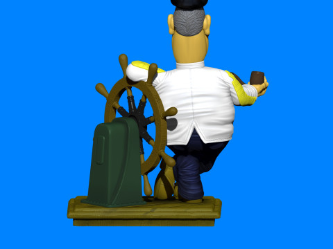 Kapten Vrungel untuk cetakan 3D Model Cetak 3D