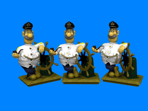 Kapten Vrungel untuk cetakan 3D Model Cetak 3D