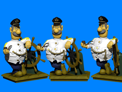 Kapten Vrungel untuk cetakan 3D Model Cetak 3D