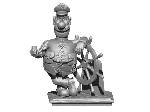 Kapten Vrungel untuk cetakan 3D Model Cetak 3D