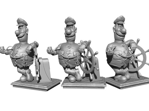 Kapten Vrungel untuk cetakan 3D Model Cetak 3D