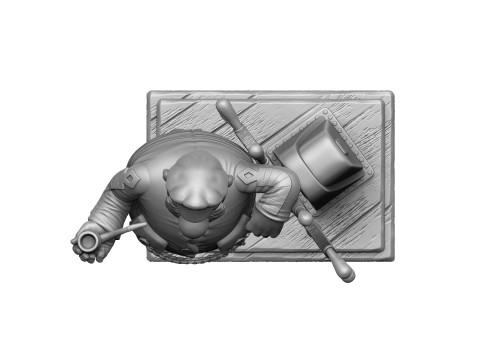 Kapten Vrungel untuk cetakan 3D Model Cetak 3D