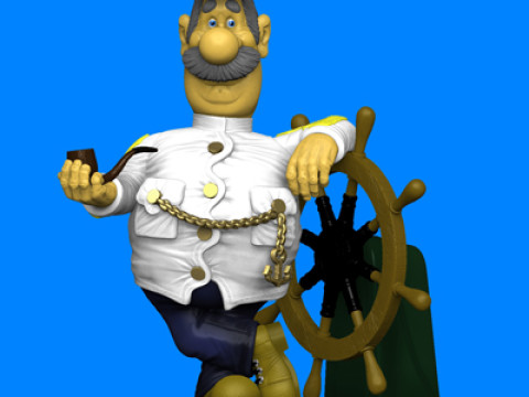 Kapten Vrungel untuk cetakan 3D Model Cetak 3D