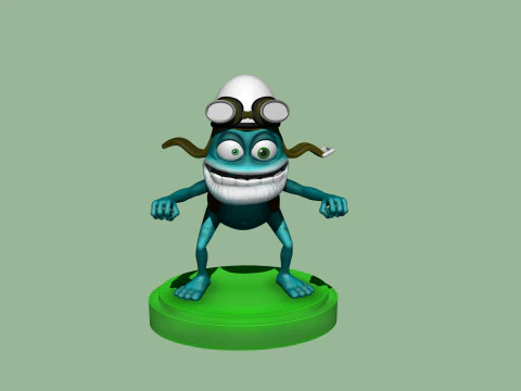 Crazy Frog STL 3D Print Model