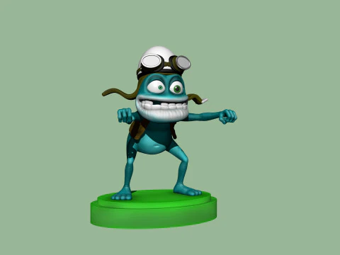 Crazy Frog STL 3D Print Model