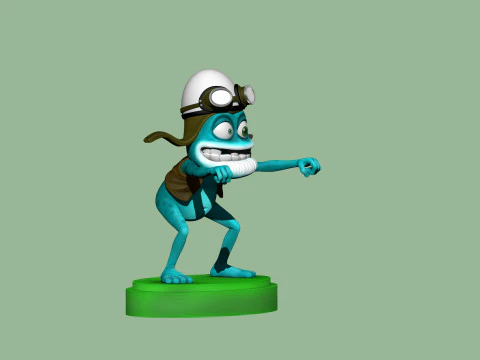 Crazy Frog STL 3D Print Model
