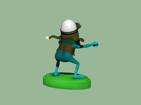 Sapo Louco STL Modelo de Impressão 3D