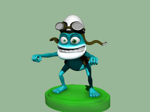 Crazy Frog STL 3D Print Model
