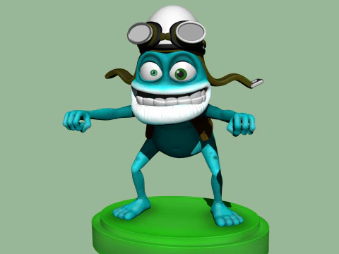 Crazy Frog STL 3D Print Model