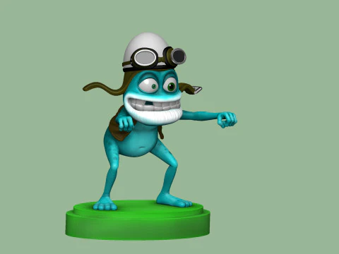 Crazy Frog STL 3D Print Model