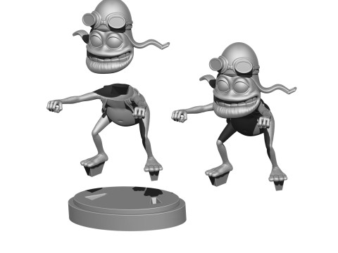 Sapo Louco STL Modelo de Impressão 3D