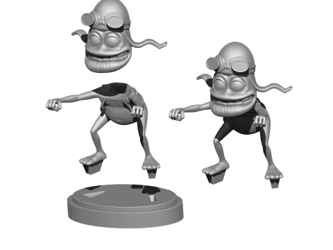 Crazy Frog STL 3D Print Model