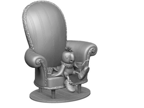 Kesha for 3d print STL 3D Model