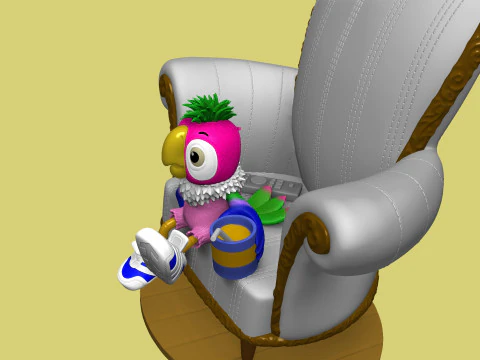 Kesha for 3d print STL 3D Model