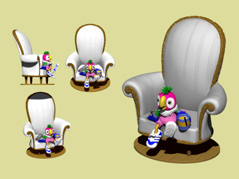 Kesha for 3d print STL 3D Model