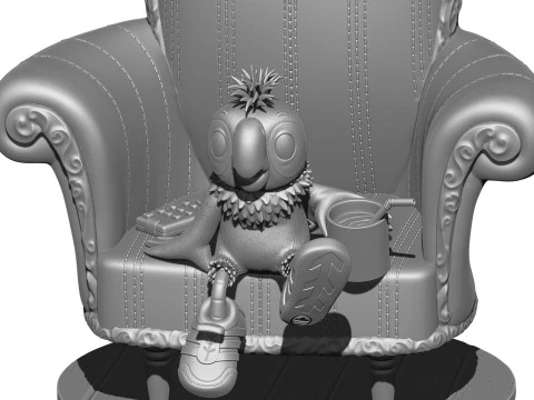 Kesha for 3d print STL 3D Model