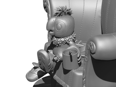 Kesha for 3d print STL 3D Model