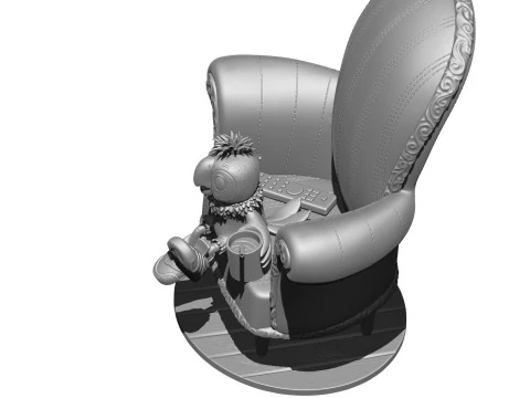 Kesha for 3d print STL 3D Model