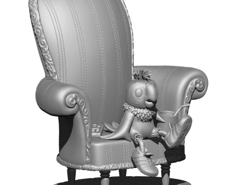 Kesha for 3d print STL 3D Model
