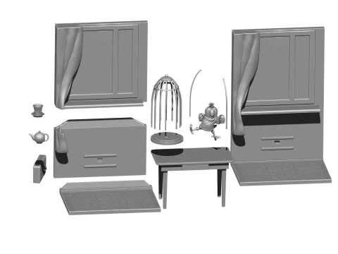 Kesha for 3d print STL 2 3D Print Model