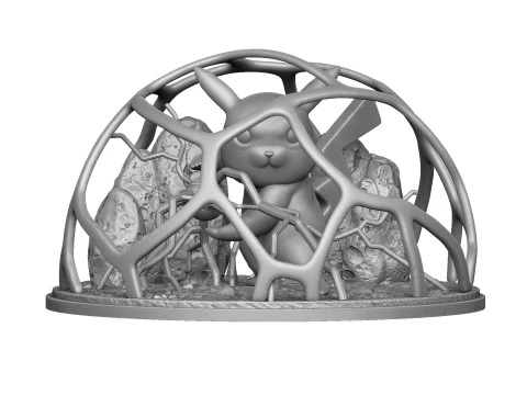 PIKACHU FOR 3D PRINT STL 3D Print Model