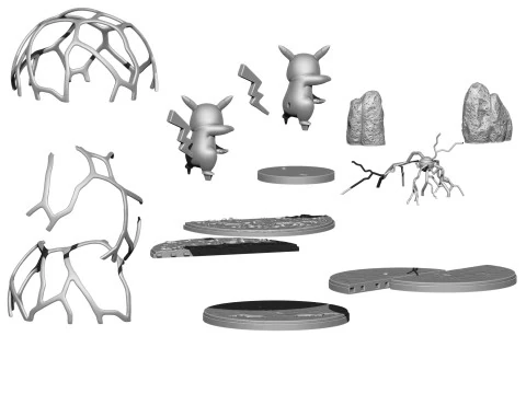 PIKACHU FOR 3D PRINT STL 3D Print Model