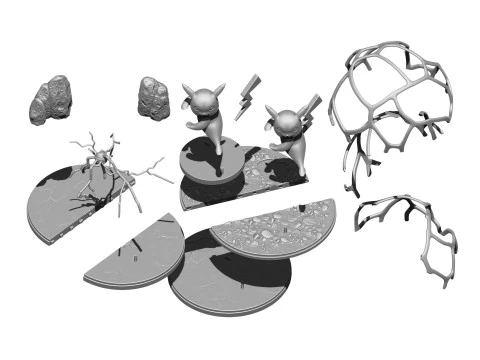 PIKACHU FOR 3D PRINT STL 3D Print Model