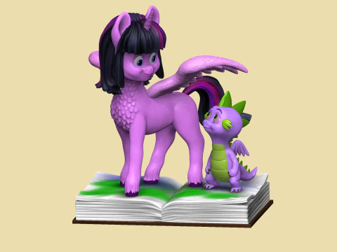 Persahabatan Little Pony-ku adalah STL Ajaib Model Cetak 3D