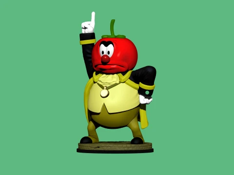 Signor Tomato STL 3D Model