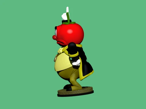 Signor Tomato STL 3D Model