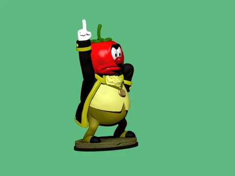 Signor Tomato STL 3D Model