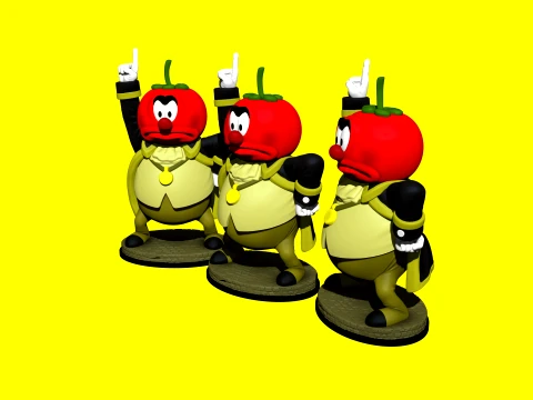 Signor Tomato STL 3D Model